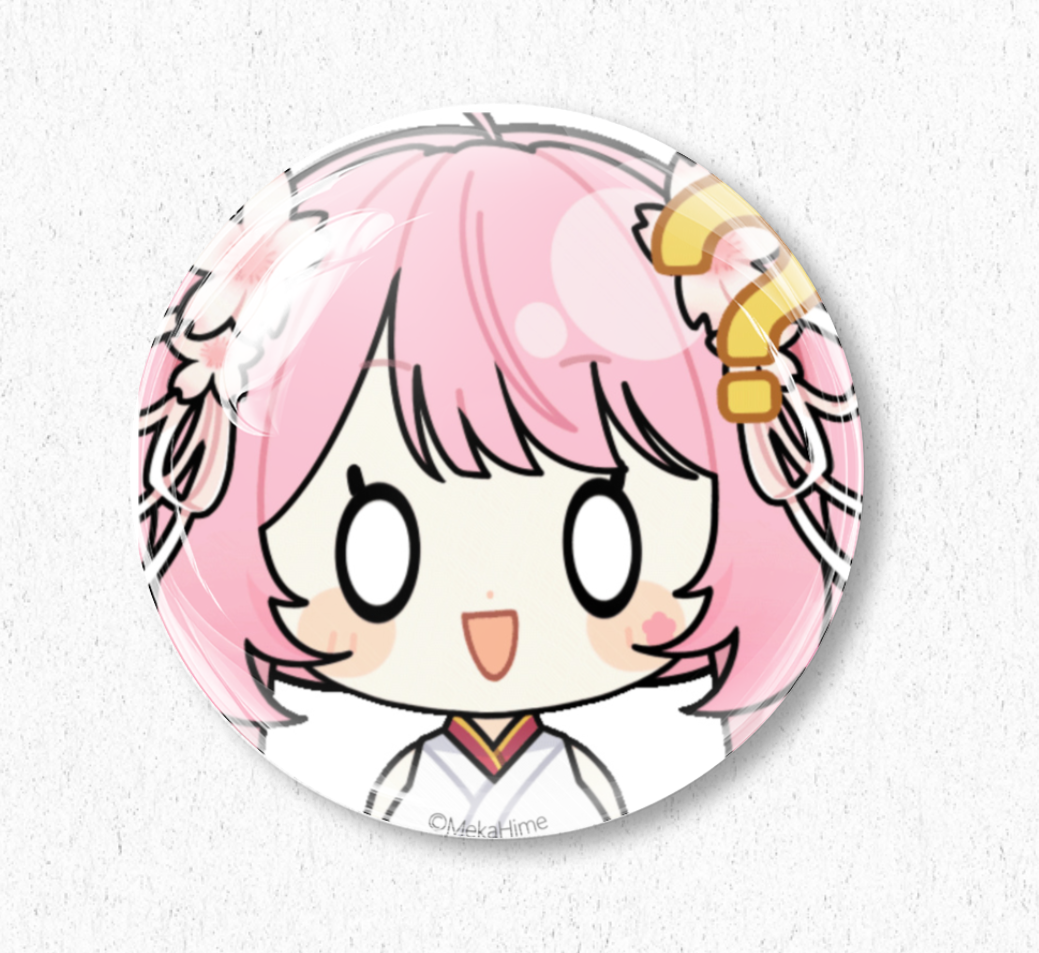 Amika Emote Badges/Pins - 58mm Diameter